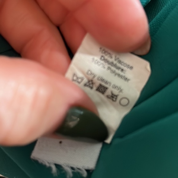 J Crew Dress Shift Half Placket Sleeveless Pockets Green Size 2 - Picture 11 of 12